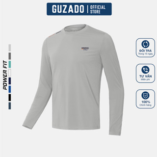 Áo Giữ Nhiệt Nam Dài Tay GUZADO Vải Heattech, Mặc Đi Chơi, Phong Cách Basic, Co Giãn 4 Chiều GDT02