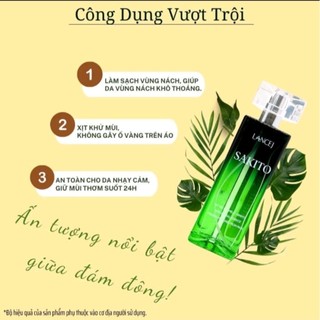 combo 10 lọ xịt nách Sakito Quyên Lara