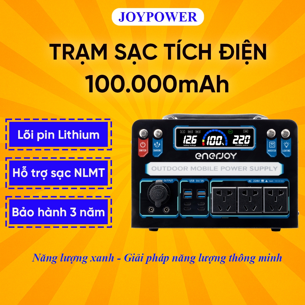 Trạm tích điện dự phòng di động 400W-1100W, Trạm sạc dự phòng pin Lithium, Du lịch, camping, dự phòn