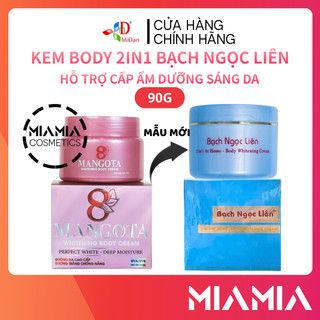  Kem Body Mangota Màu Hồng Số 8 Bạch Ngọc Liên Giá Sỉ Chính Hãng - Kem Body Dưỡng Trắng Da Cấp Tốc 