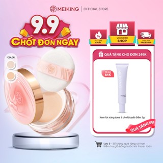 【CHÍNH HÃNG Phấn Phủ Hoa Hồng MEIKING Kiềm Dầu Chống Nước Chống Mồ Hôi Lâu Trôi Độ Che Phủ Cao 7G