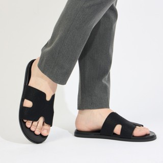 Dép Nam MWC 7860 - Dép Nam Dáng Chữ H Chất Liệu Da Vân Thời Trang