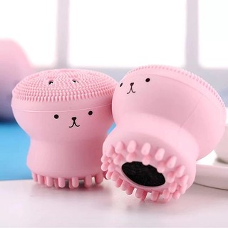 Combo 3 Cọ Massage Rửa Mặt Silicon 2 Đầu Bạch Tuộc, Có Rửa Mặt Làm Sạch Sâu Lỗ Chân Lông Bã Nhờn