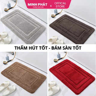  Thảm lau chân thảm chùi chân lông cừu thấm hút nước trang trí nhà cửa kích thước 40x60cm P20 