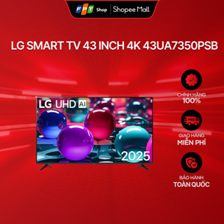   Miễn phí giao - Không lắp đặt  LG Smart TV 43 inch 4K 43UA7350PSB 