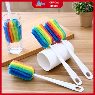 Cây Cọ Rửa Cốc Đa năng 7 Màu Dùng Cọ Rửa Cốc, Ly, Bình Giữ Nhiệt Hàng Chất Lượng