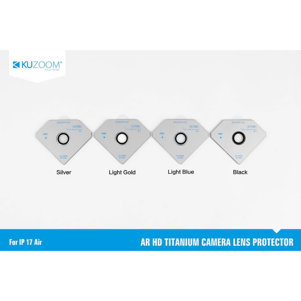 KÍNH CƯỜNG LỰC BẢO VỆ MẮT CAMERA IPHONE 17 AIR CHUẨN KUZOOM