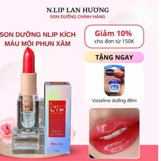 (MUA 2 TẶNG 2 ) Son dưỡng môi NLip dùng trước và sau phun xăm, kích màu giữ màu lâu, dưỡng ẩm, làm mềm môi