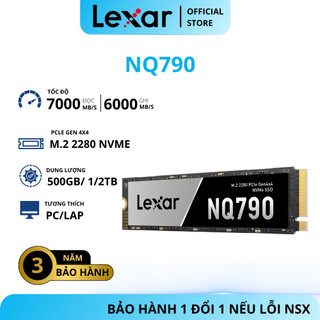  Ổ cứng SSD Lexar Gen 4 M.2 2280 NVME 500GB 1TB 2TB Bảo hành 3 năm 