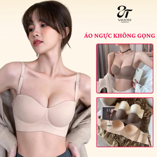  Áo Lót Nữ Đúc Su Không Gọng Nâng Ngực Tạo Khe Không Đường May Êm Ái Thoải Mái Cả Ngày- YZNFZL 