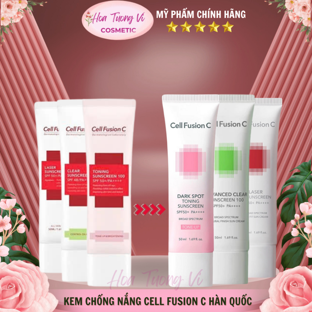 [CÓ TEM PHỤ] Kem chống nắng Cell Fusion C 50ml Hàn Quốc [Cell Fusion]