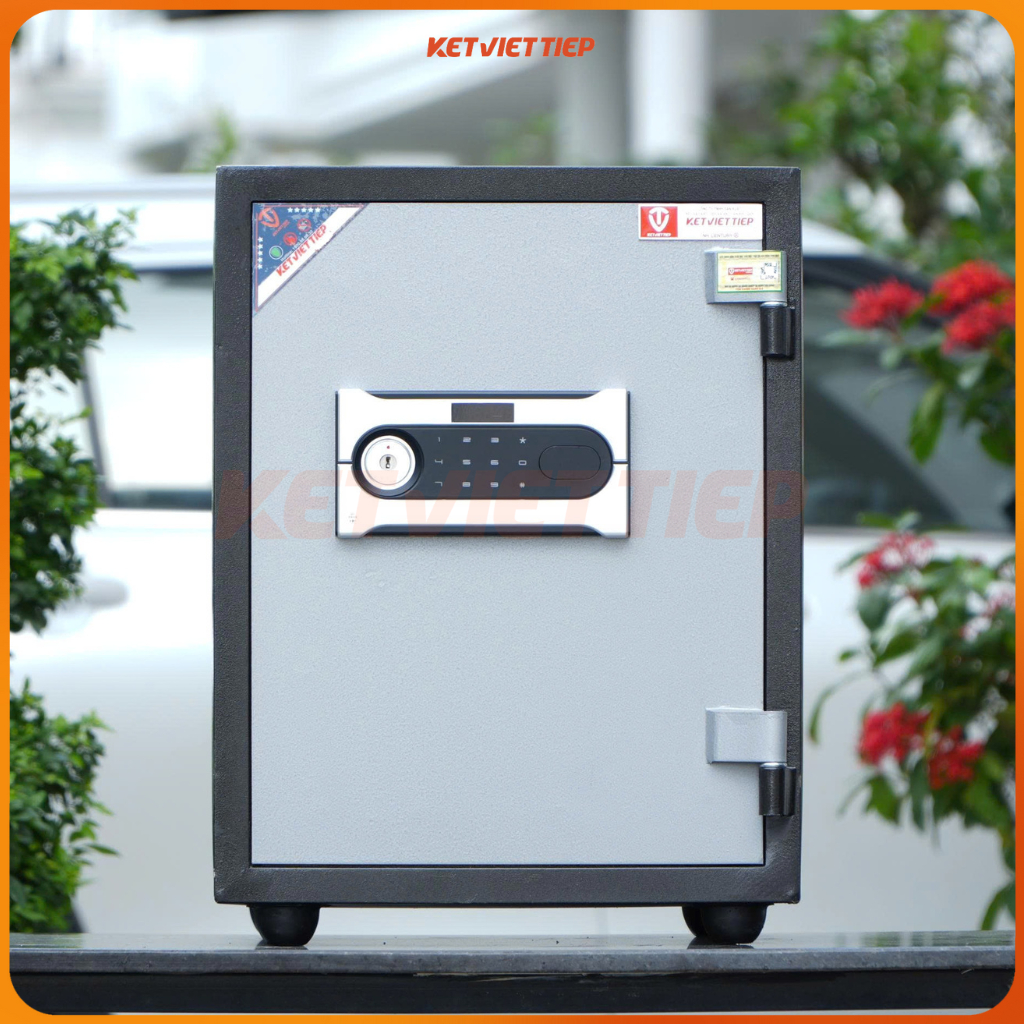 Két Sắt Chống Cháy Việt Tiệp 🎁CHÍNH HÃNG🎁 Khóa Điện Tử KCC65-DT Nặng 60kg - Két Sắt Gia Đình Bảo Mật