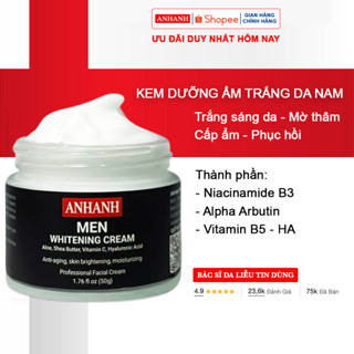 Kem dưỡng ẩm cho nam dưỡng trắng da mặt  ANHANH- Dưỡng Da, Giảm Mụn, Giảm Sưng, sáng da mờ thâm nám