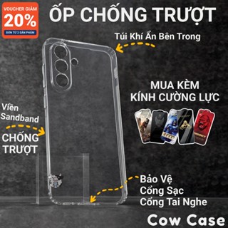  Ốp lưng Samsung A16 A26 A36 A56 5G Cow case chống trơn trượt | Ốp điện thoại SS galaxy dẻo bảo vệ camera đt sámung 