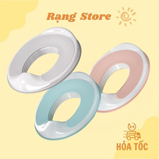  Bệ ngồi bồn cầu cho bé bệ thu nhỏ bồn cầu không tay nắm có tấm lót sillicon TPR thoáng mát 