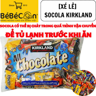   BỊCH 2.5Kg xé lẻ  Socola Tổng Hợp Kirkland hàng Mỹ 