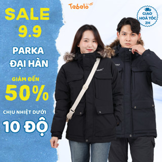 Áo Phao Nam Nữ Parka Tabalo Chống Nước, Áo Phao Đại Hàn Trần Bông Cực Dày, Áo Ấm Mùa Đông Đi Tuyết