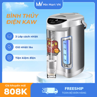 Bình Thủy Điện Giữ Nhiệt Dung Tích 5.8L, Công Suất 750W, Đun Siêu Tốc,  An Toàn Sử Dụng Trong Gia Đình
