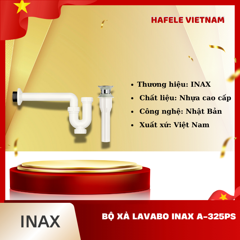 Ống Thải Chữ P INAX A-325PS, Giúp Chống Mùi Hiệu Quả Và Giữ Nước Ngăn Côn Trùng - FEM