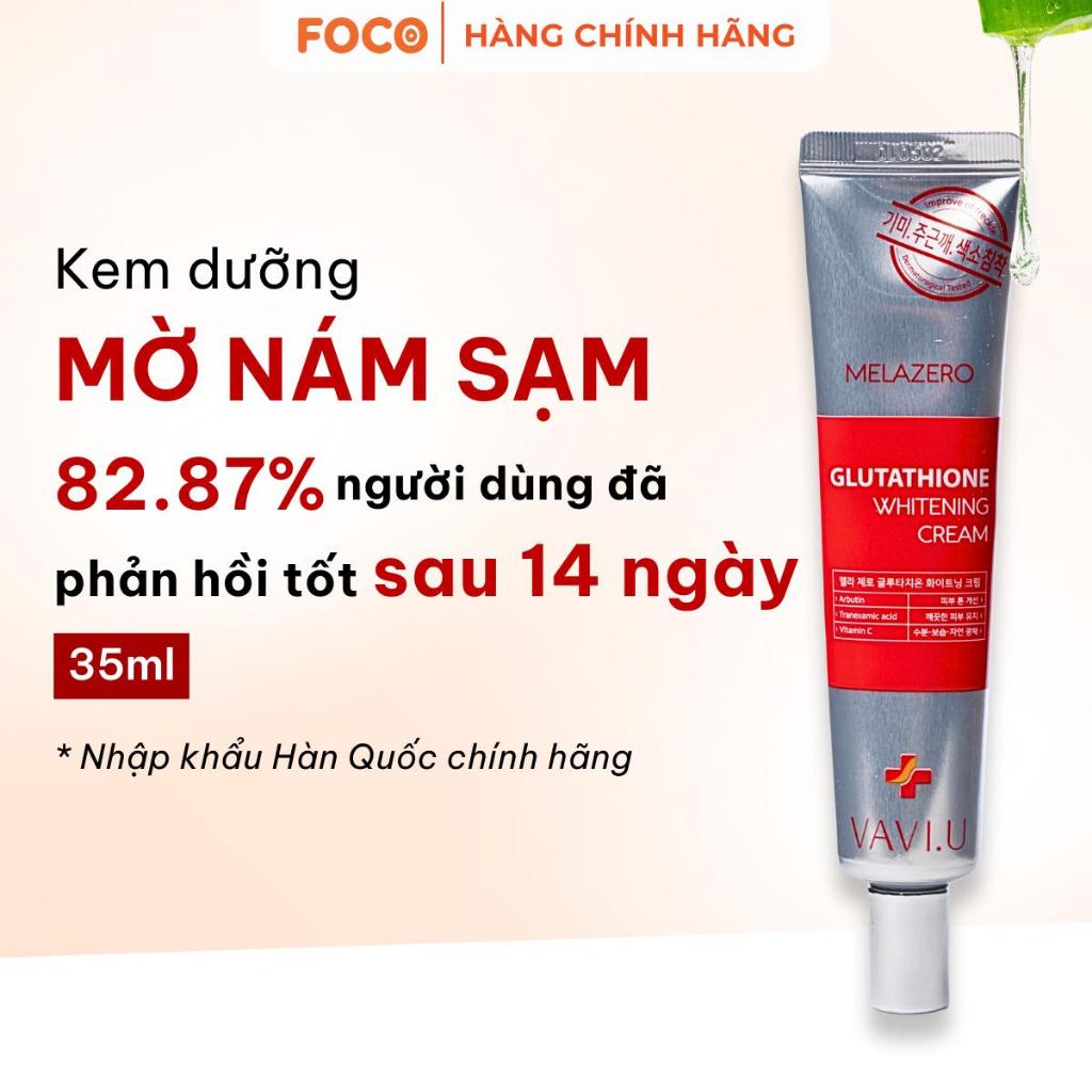 Kem Mờ Thâm Nám, Trắng Da MELAZERO VAVI.U Dưỡng Ẩm, Chống Oxy Hóa, Kết Cấu Mỏng Nhẹ 35ml