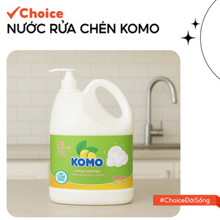   Choice  Nước Rửa Chén KOMO Komo-13 Hương Chanh Cam Can 2000ML Có Vòi Tiện Dụng 