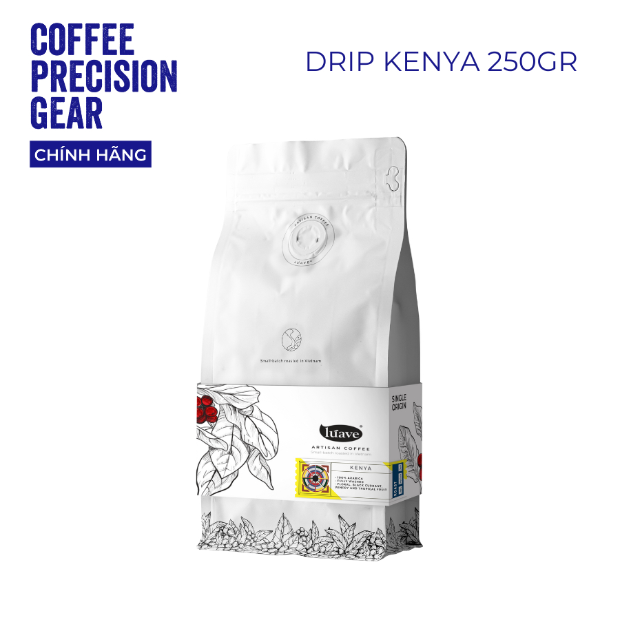 Cà Phê Rang Xay LÚAVE Drip Kenya 250gr - Lúave