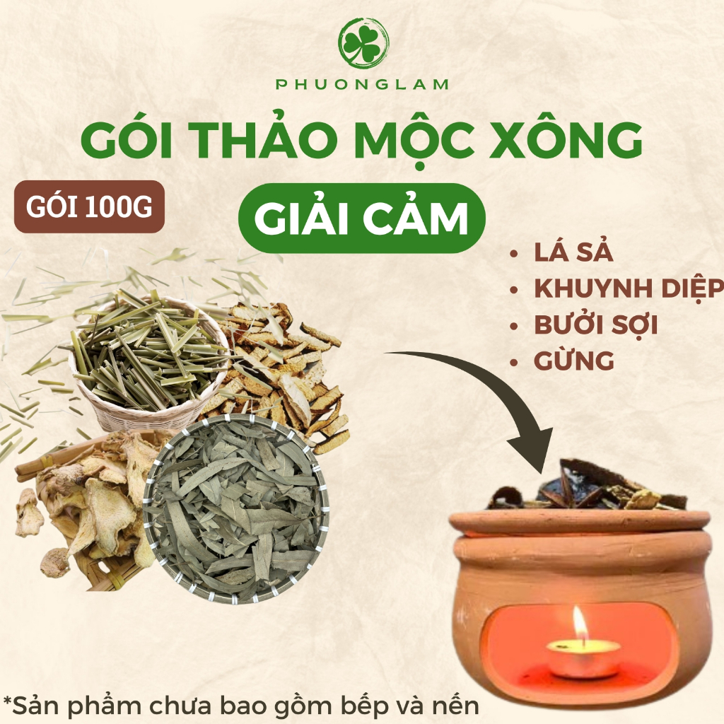 Thảo mộc giảm cảm xông hơi dễ chịu thanh lọc không khí