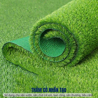 Thảm Cỏ Nhân Tạo Cao Cấp Cỏ Sợi 3cm Đế Xanh Trang Trí Săn Vườn Thảm Sàn Decor Phong Cách Thiên Nhiên