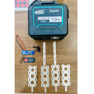  Vỏ Makita 20 cell 5s4p Chống Sốc Bảo Vệ Pin Cao Cấp,Đủ Phụ Kiện có kèm theo kẽm đóng đi kèm   có tem đầy đủ   