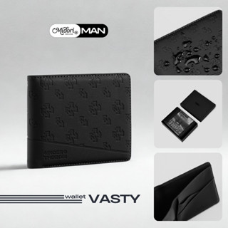 Ví Da Đứng Monogram VASTY Nam Nữ Bóp Đựng Tiền Thẻ Nhiều Ngăn Cao Cấp | MIDORI FOR MAN