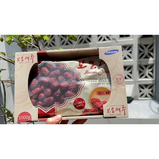 Táo đỏ sấy khô Nhập Khẩu Chính Hãng Hàn Quốc Hộp Quà Tặng 1kg