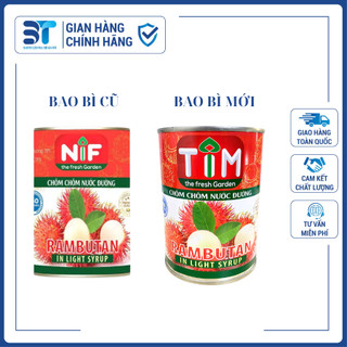 Chôm chôm ngâm - Chôm chôm Nif - Lon 560g - Giòn giòn, ngọt ngọt