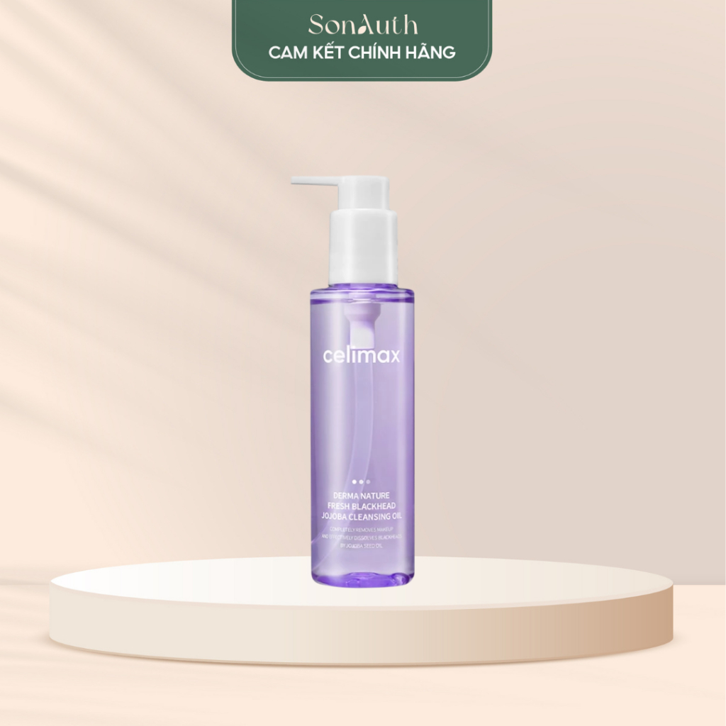 Dầu tẩy trang Celimax Derma Nature Fresh Blackhead Jojoba Cleansing Oil 150ml (Nhập khẩu chính hãng)