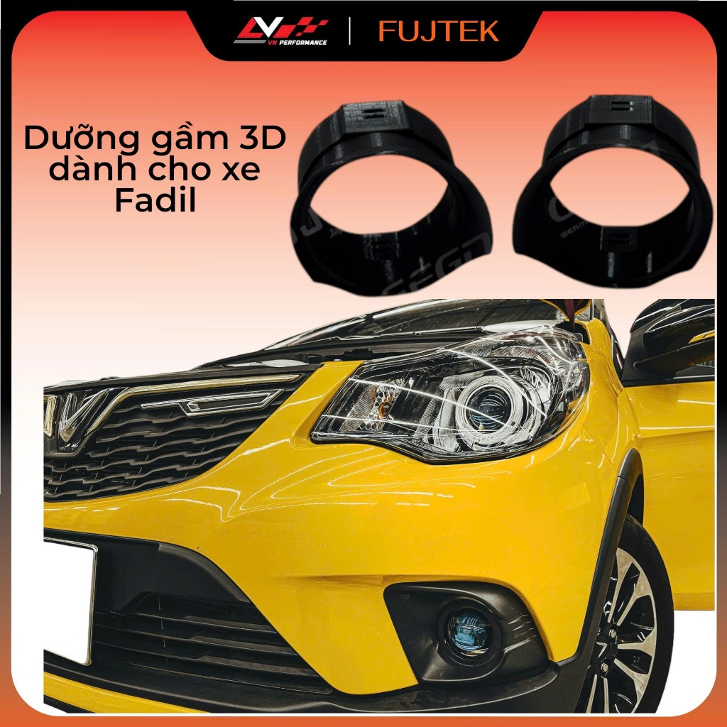 Dưỡng gầm 3D dành cho xe Fadil - Phù hợp cho bi gầm 3.0inch, Dòng dưỡng bắt vít, không cần sử dụng k