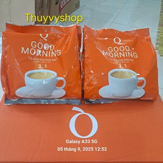 Combo 2 Bịch Cà Phê Sữa 3in1 Good Morning Trần Quang 480g Date 2027 (40g×24g)