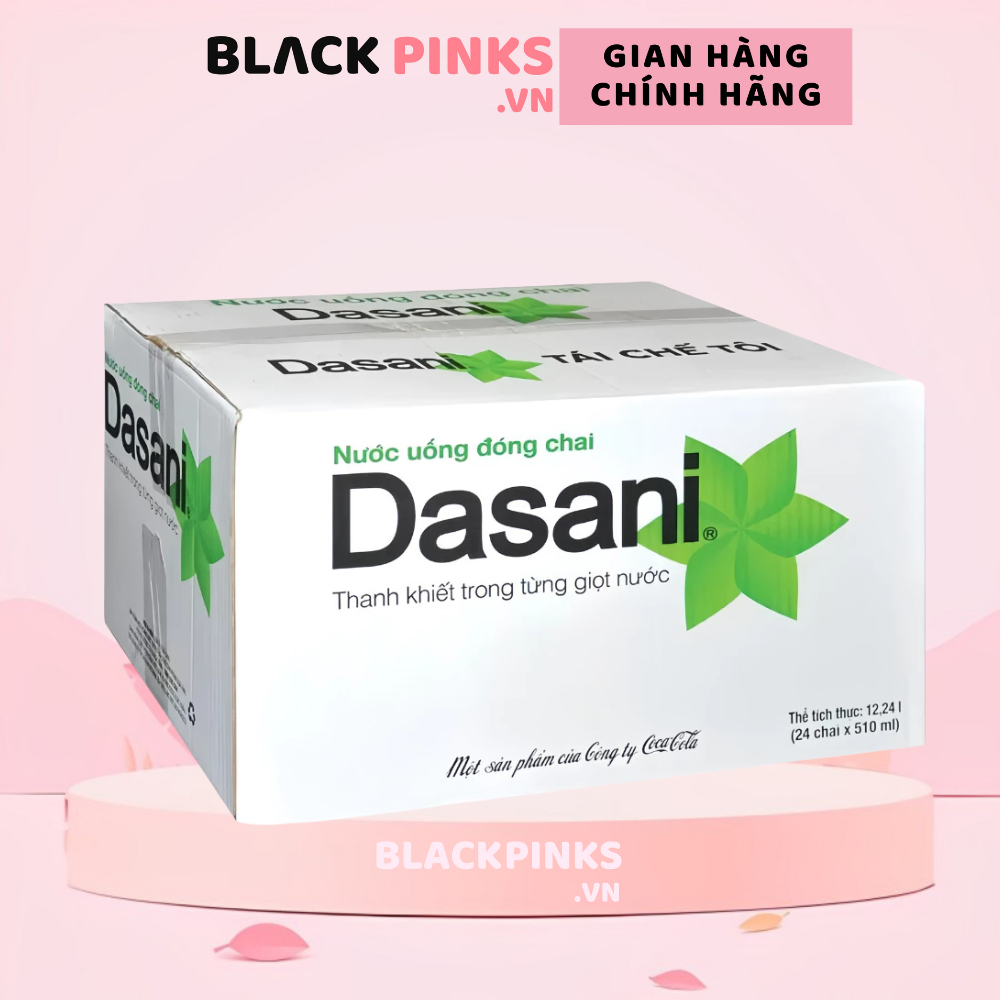 Thùng 24 chai nước tinh khiết Dasani chai 510ml (HT)