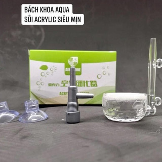 Đĩa sủi ngắn Acrylic mịn 2cm-4cm-6cm – Tạo oxy cho bể cá thủy sinh