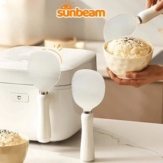Thìa Xới Cơm Hút Từ Tính Có Đế Nam Châm Đứng Thẳng SUNBEAM, Muôi Xới Cơm Chống Dính 2 Trong 1