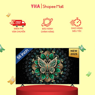 Google TV Tivi MiniLED TCL AI 55 inch 4K-Ultra HD 55C6K - Mẫu mới 2025