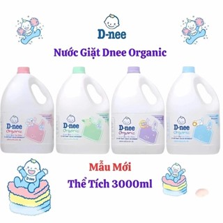 Nước giặt Dnee chính hãng 3000ml cho trẻ em sơ sinh hương thơm dịu nhẹ an toàn cho da