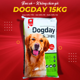   XÁ 15KG HÀN QUỐC  Thức ăn cho chó DOGDAY 15kg giá cực rẻ vị hồng sâm - Made in Hàn Quốc 