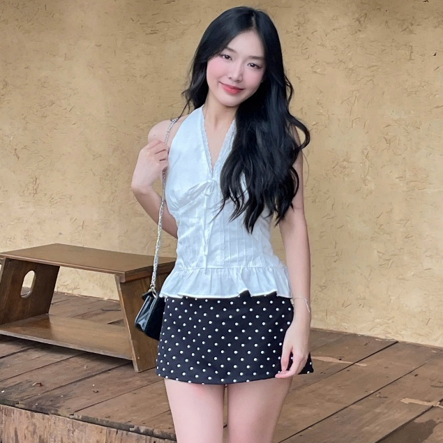 CHÂN VÁY CẠP TRỄ, có quần trong - 2 lớp, dây kéo phía sau lưng, size SML | BigBuy360 - bigbuy360.vn