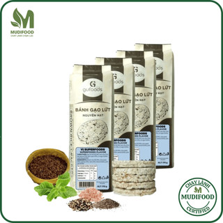   Vị Superfoods  Combo 4 Gói Bánh Gạo Lứt Ăn Kiêng Gufoods  Mỗi Gói 170g  - Ăn Vặt Healthy Ăn Kiêng 