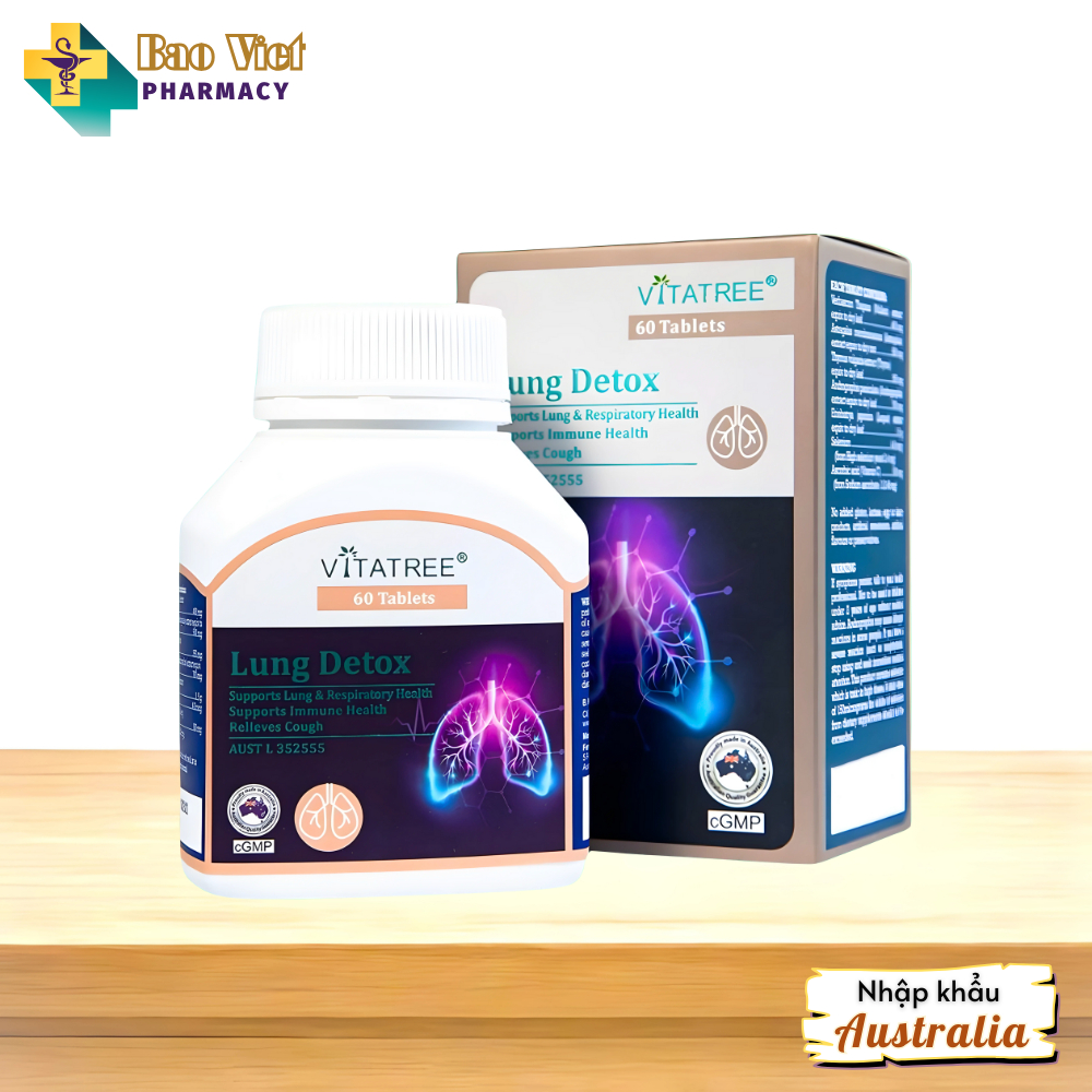 Viên uống bổ phổi Vitatree Lung Detox