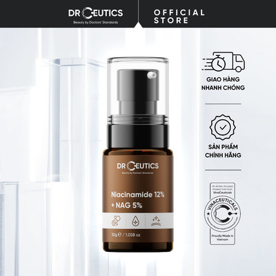 DRCEUTICS Serum Niacinamide 12% – Dưỡng Da Sáng Khỏe, Kiểm Soát Dầu Thừa