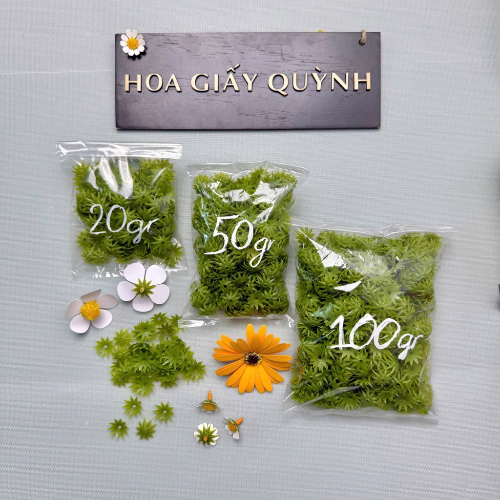 Đài nhựa làm hoa cúc - gói 20g/50g/100g- bí quyết làm hoa handmade nhanh và đẹp