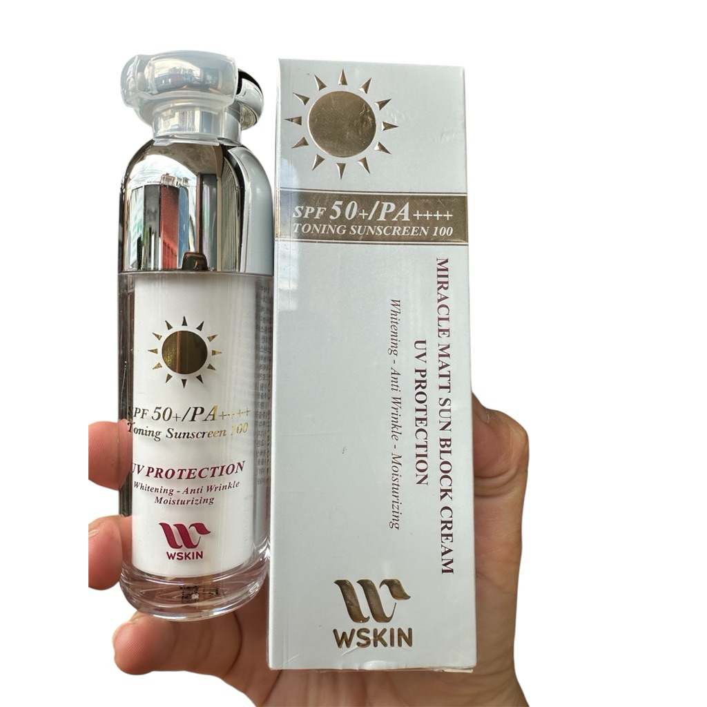 Kem Chống Nắng 45ml Trắng Da WSKIN Tone Up Niacinamide SPF50/ PA++++