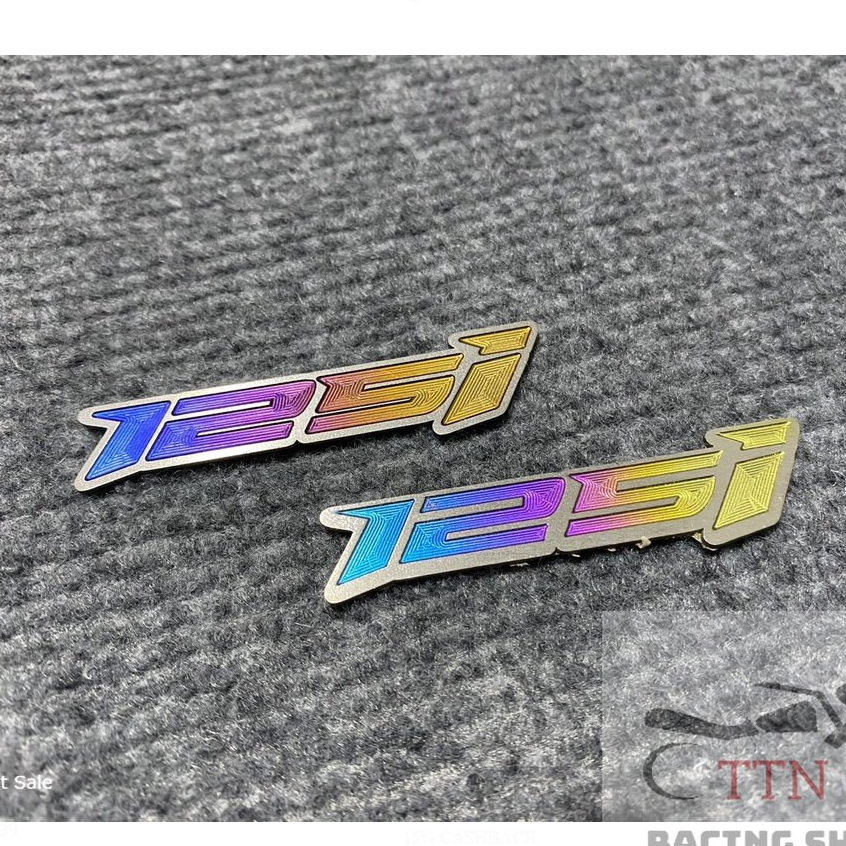 Tem Titan 125i Điện Phân Dán Xe Máy (Giá 1 Cái)