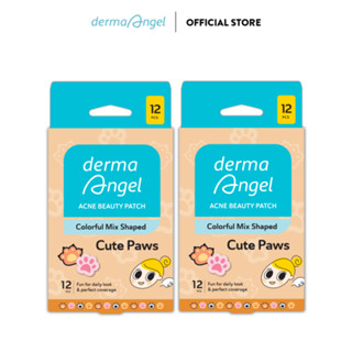  Combo 2 Miếng Dán Mụn Vui Nhộn Derma Angel Acne Beauty Patch - Cute Paws 