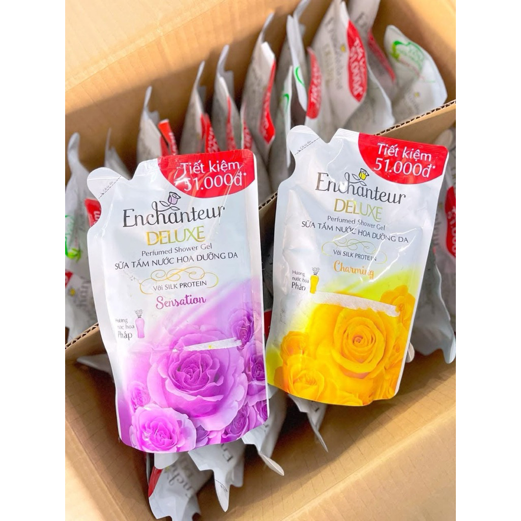 [Mẫu mới] Sữa tắm Enchanteur chai vòi lớn 900g